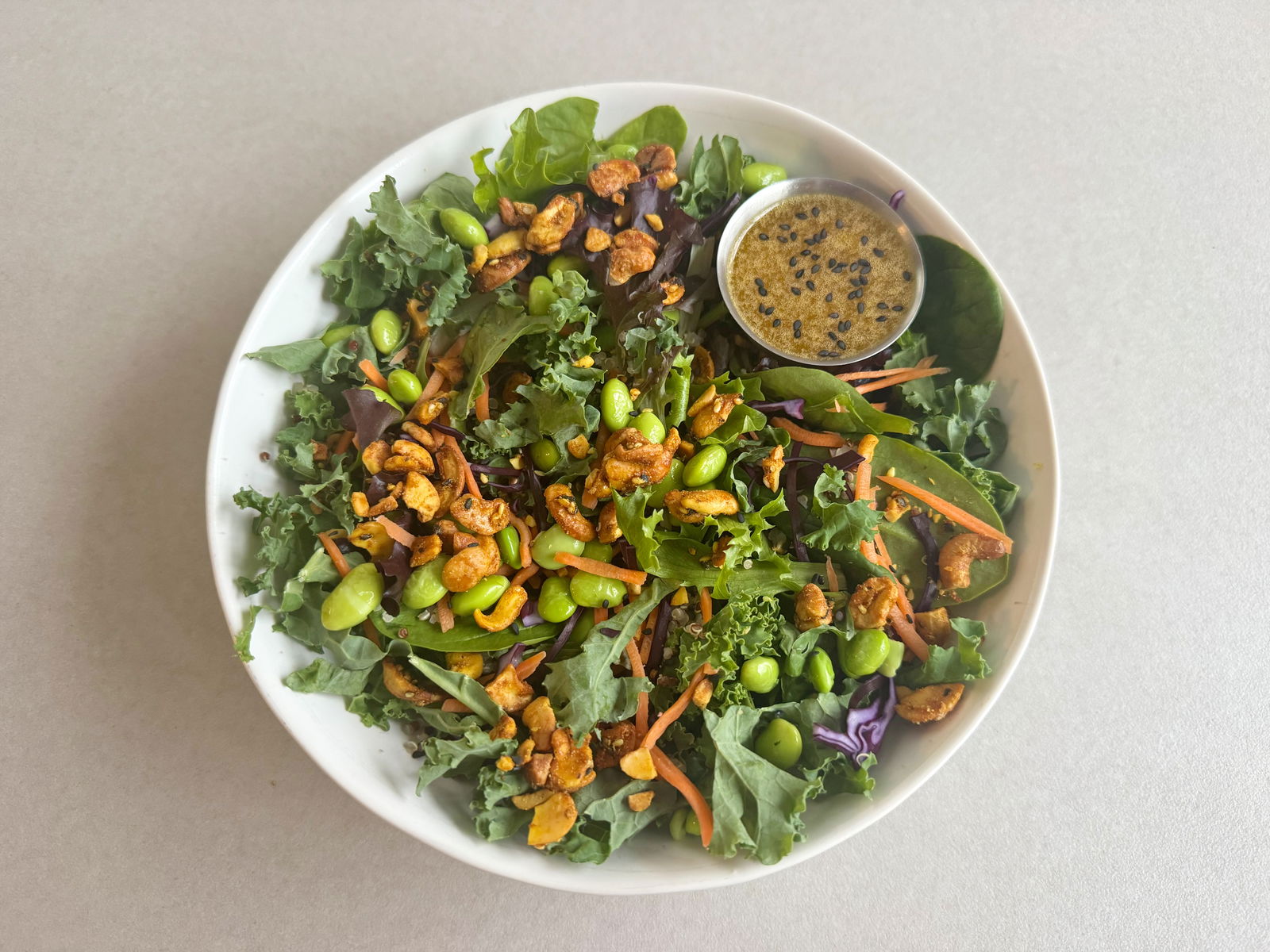 Thai Cashew Kale Salad
