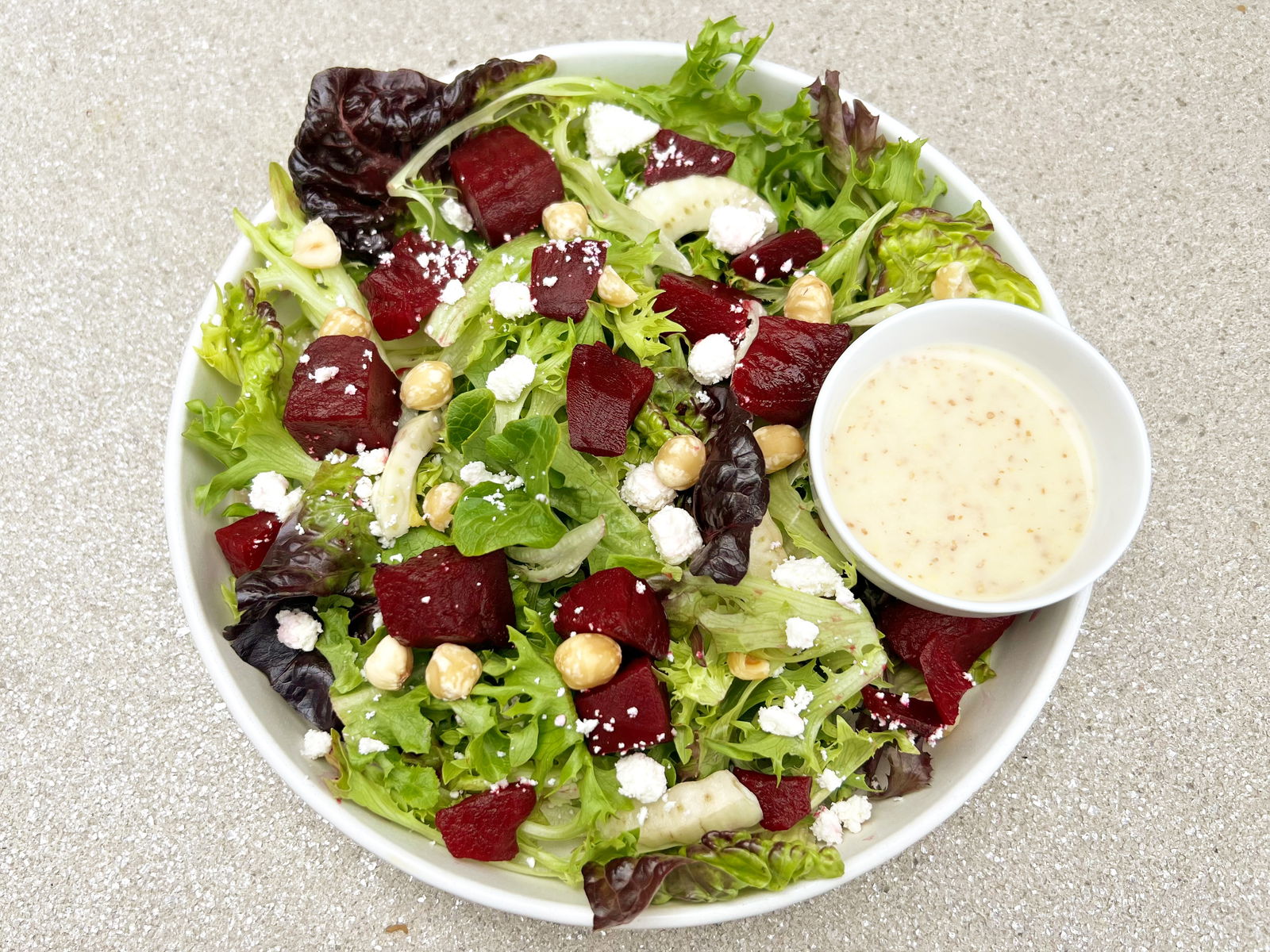 Beet & Hazelnut Salad