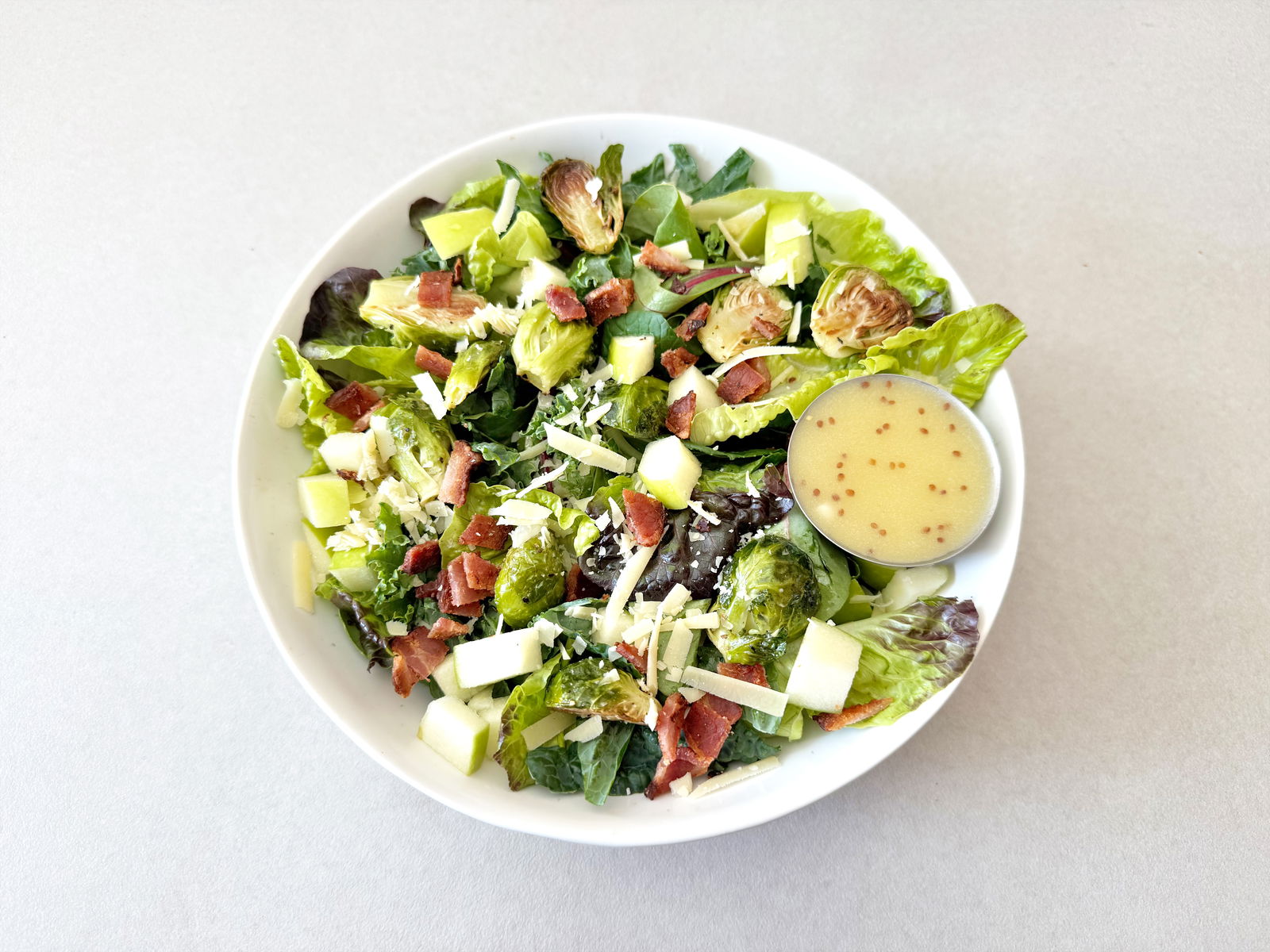 Brussels Sprouts & Apple Bacon Salad