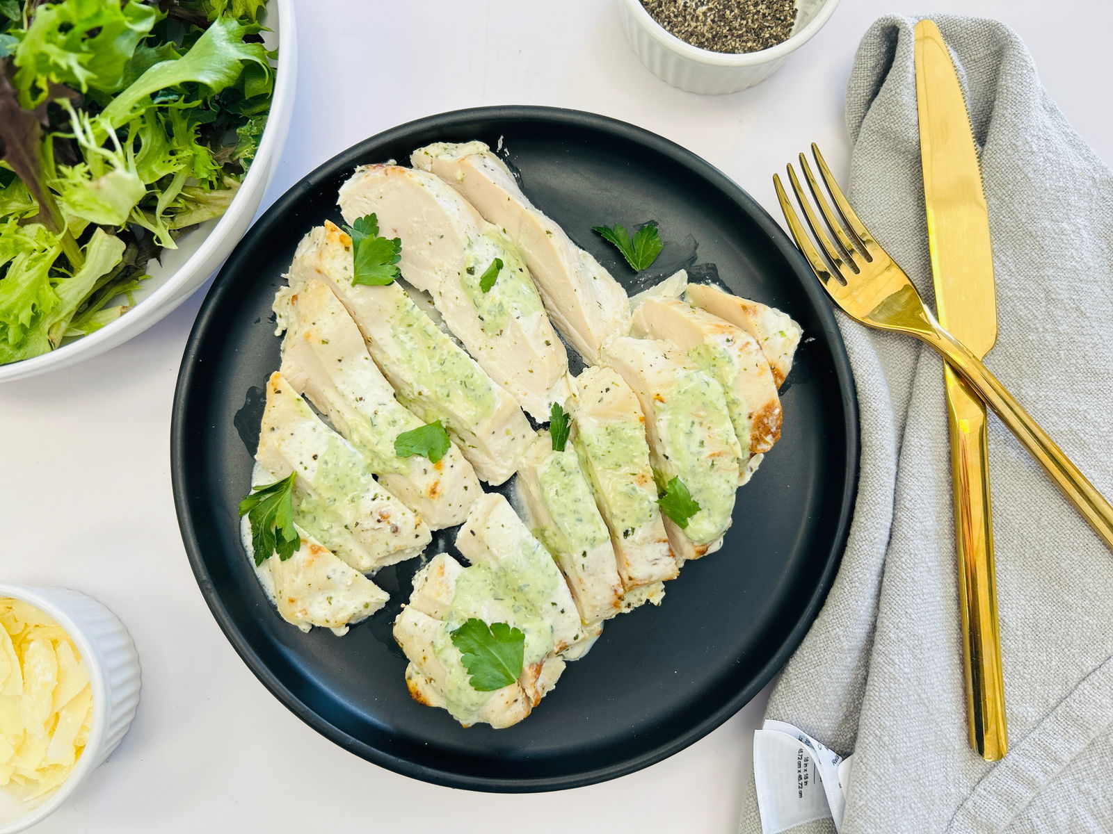Creamy Pesto Chicken Breasts
