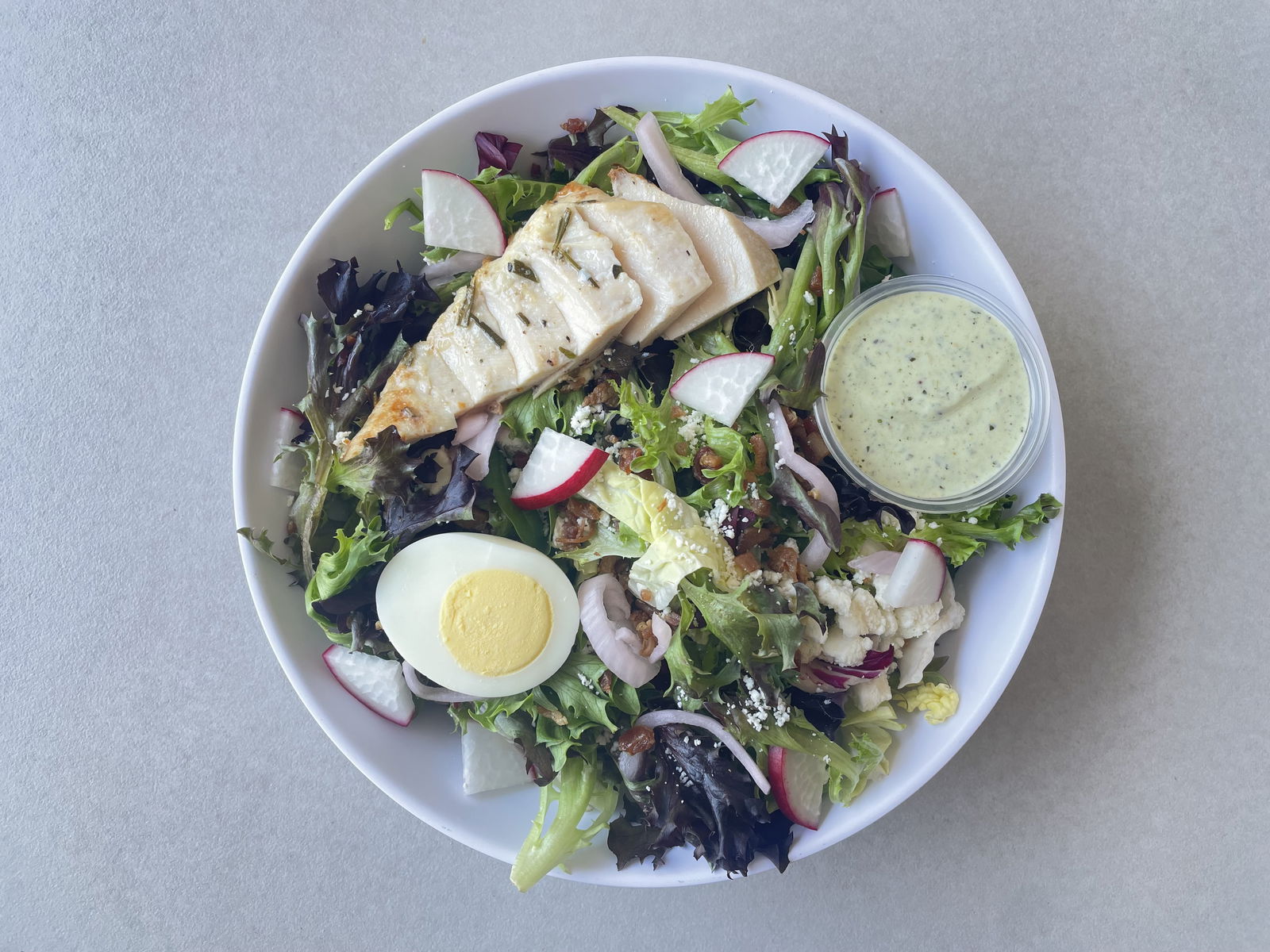 Pesto Chicken Cob Lunch Salad