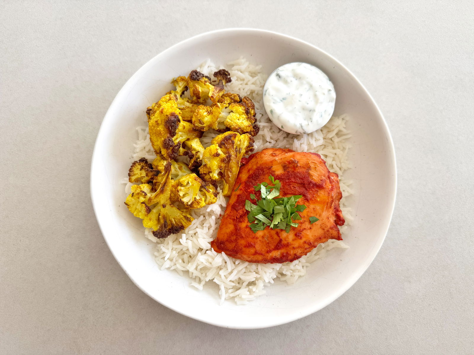 Tandoori Chicken & Cauliflower Bowl