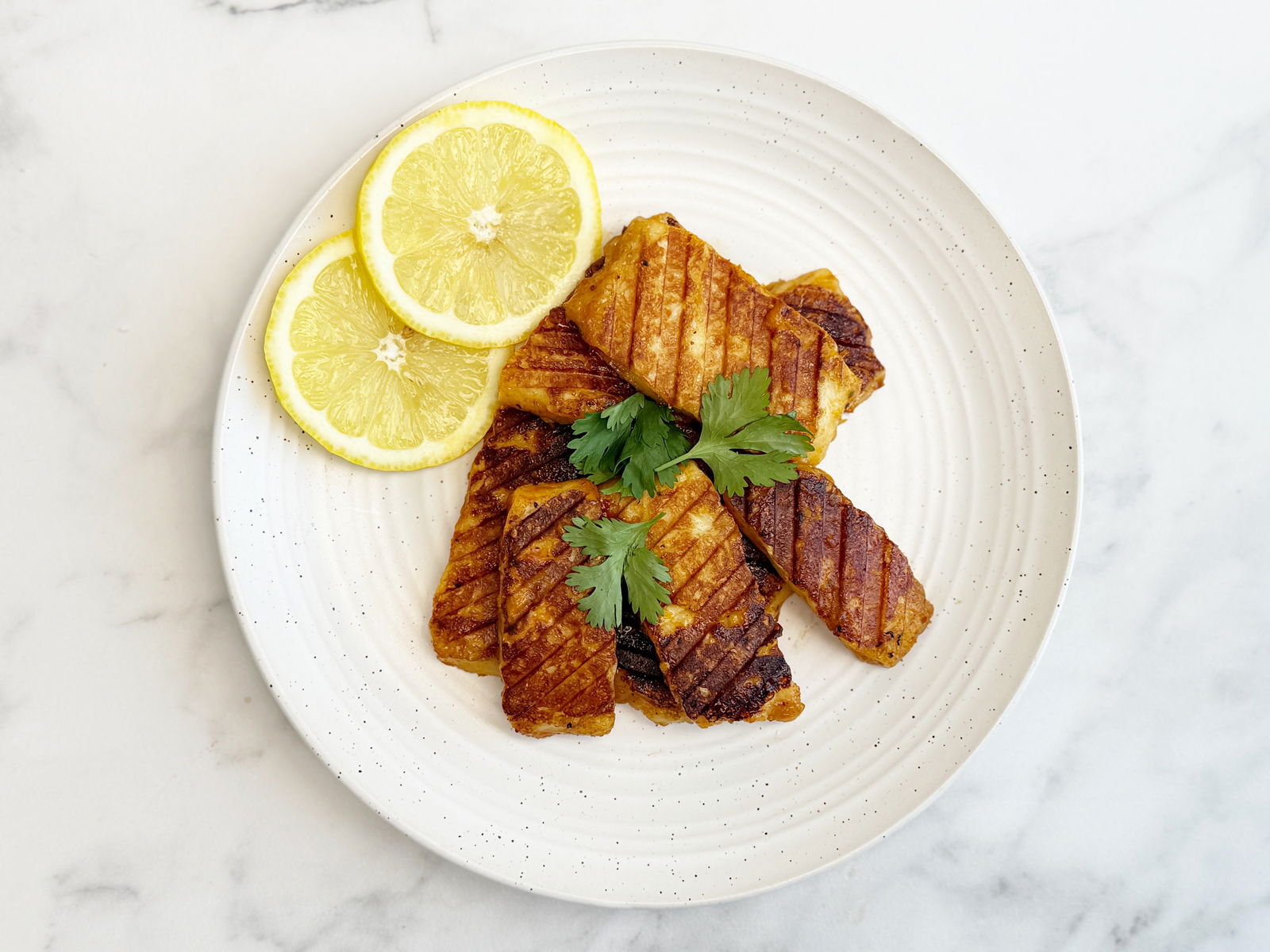 Harissa Honey Halloumi