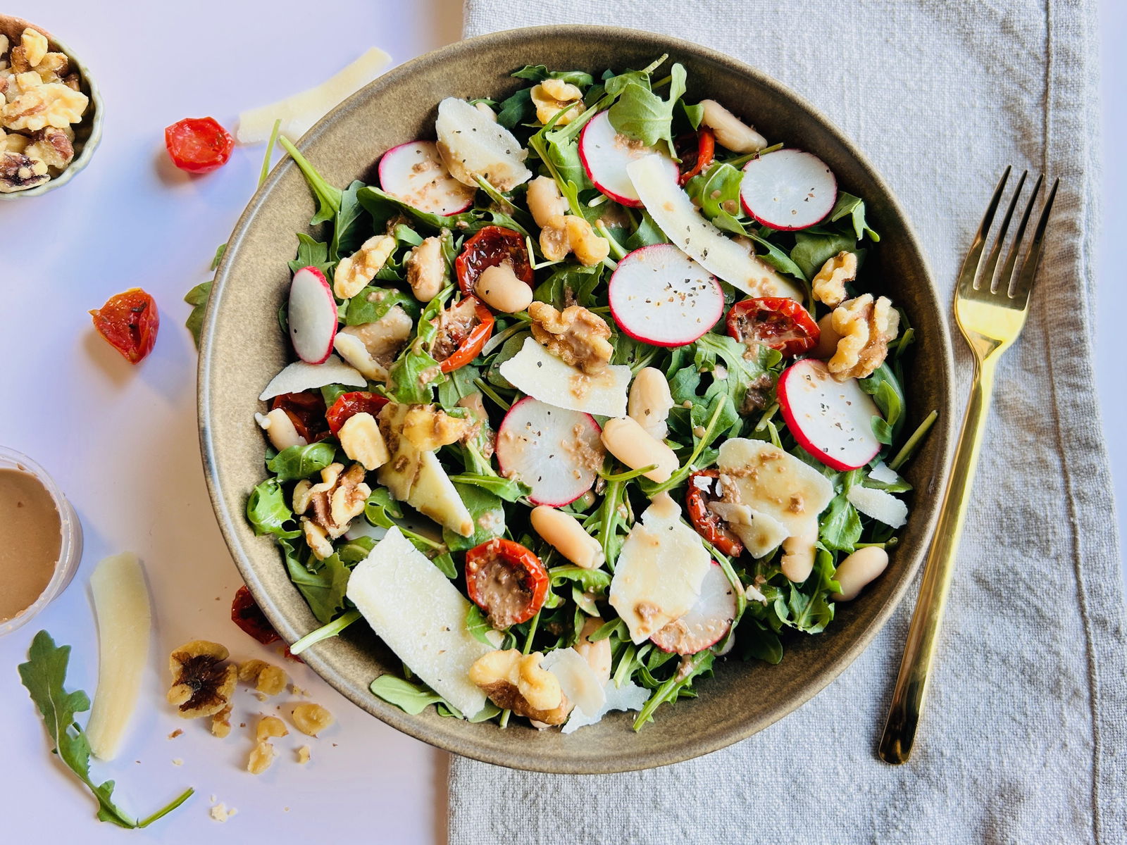 Tuscan Arugula Lunch Salad