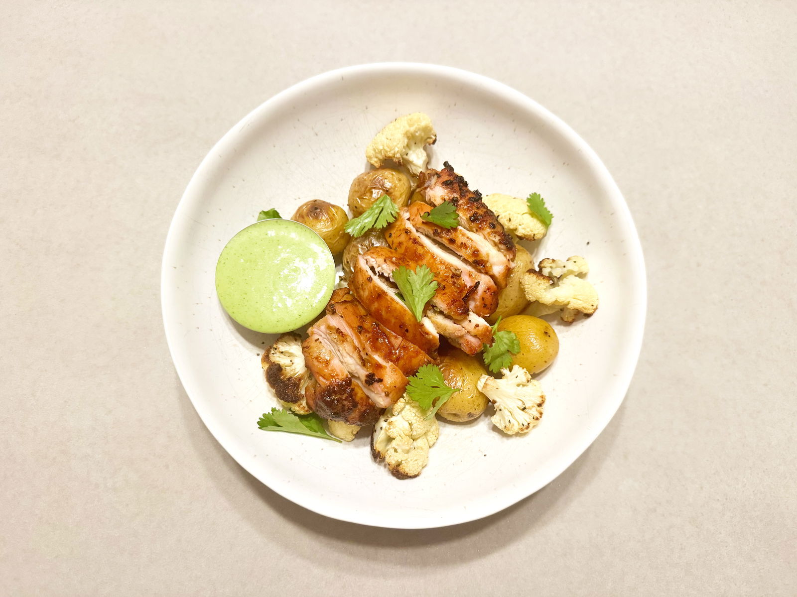 Peruvian Chicken with Cauliflower & Potatoes